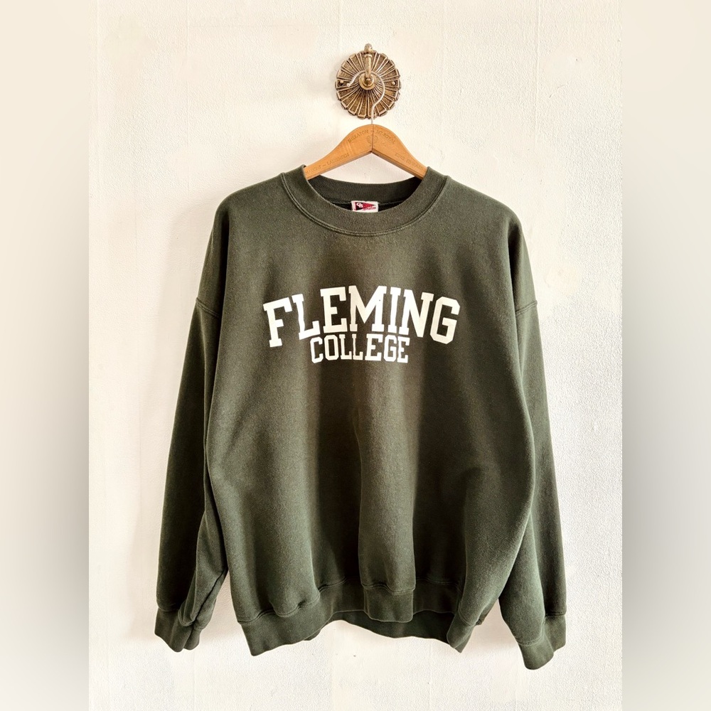 1990's "Fleming College" Crewneck Sweater